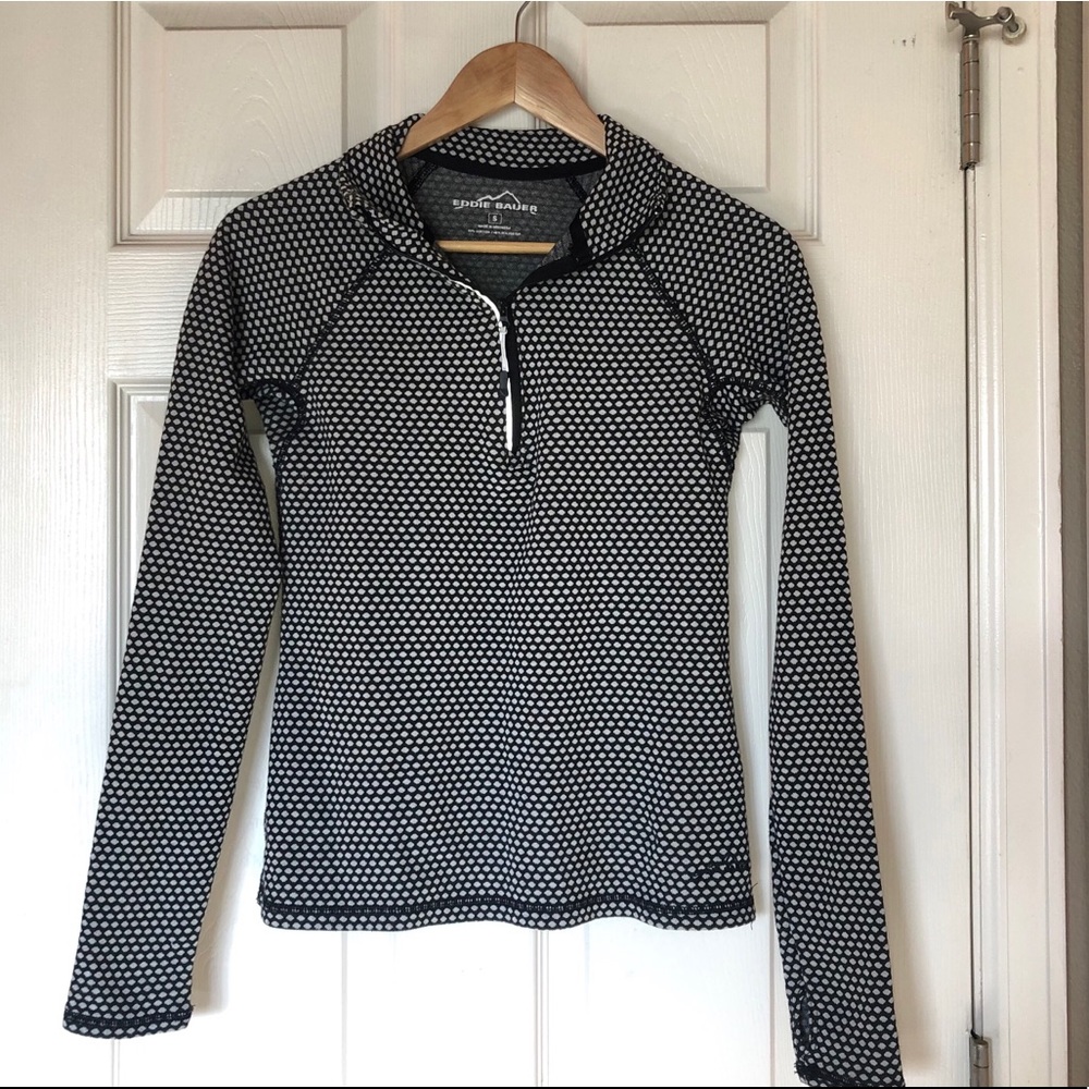 Eddie Bauer Quarter Zip Sweater S
